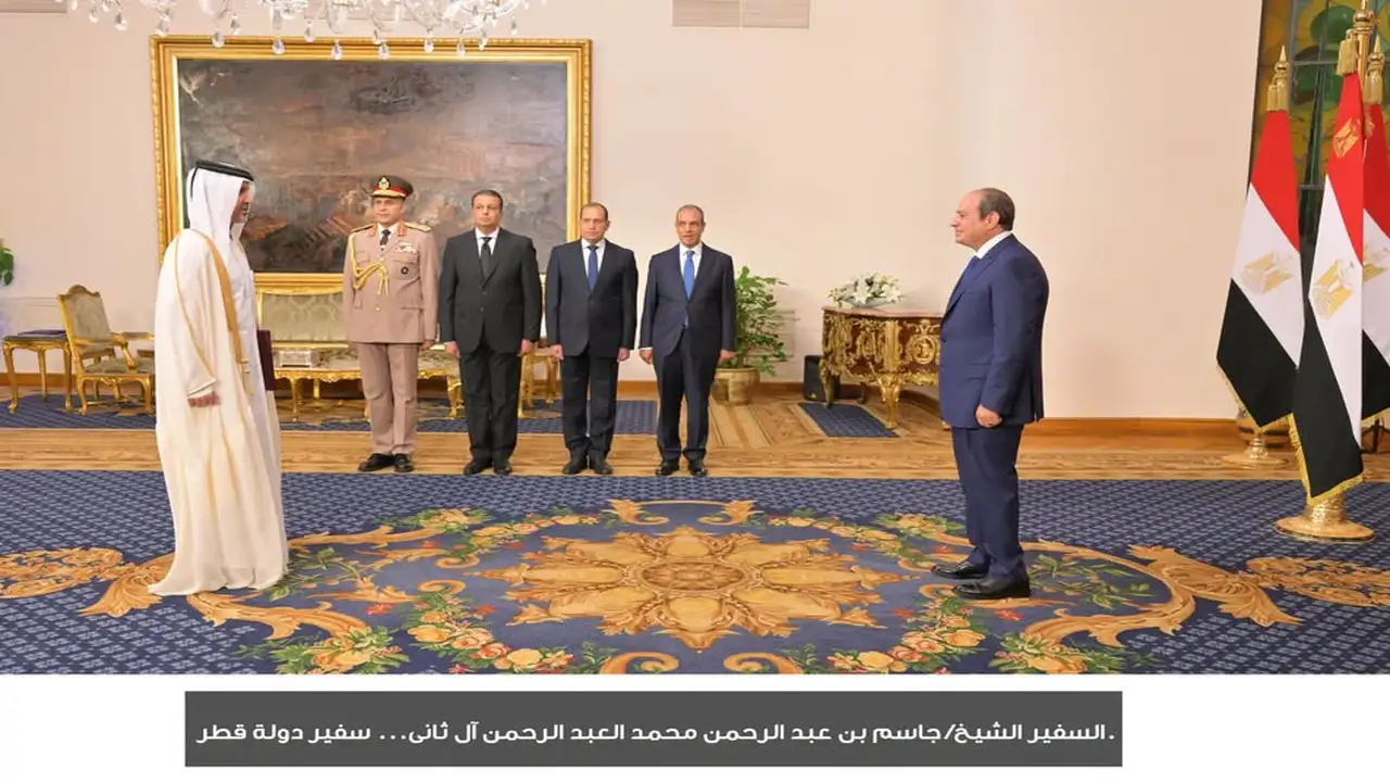 حفل استقبال لـ17 سفيرًا جديدًا في مصر برئاسة عبد الفتاح السيسي
